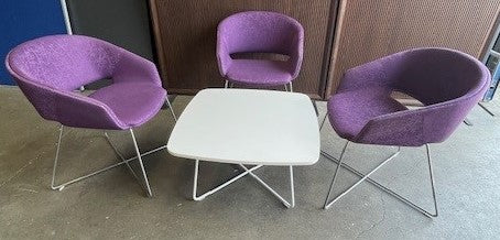 Connection Coffee Table + 3 Chairs