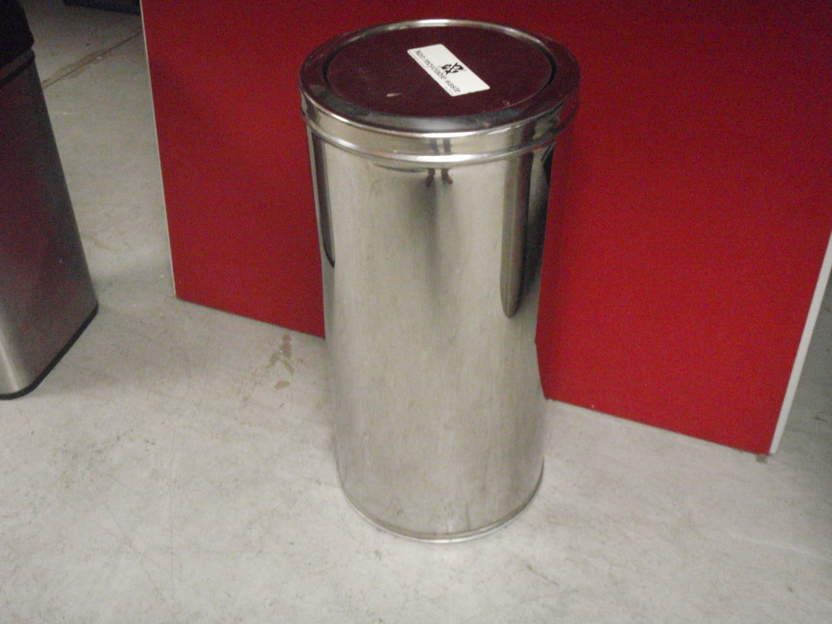 Round Chrome Waste Bins