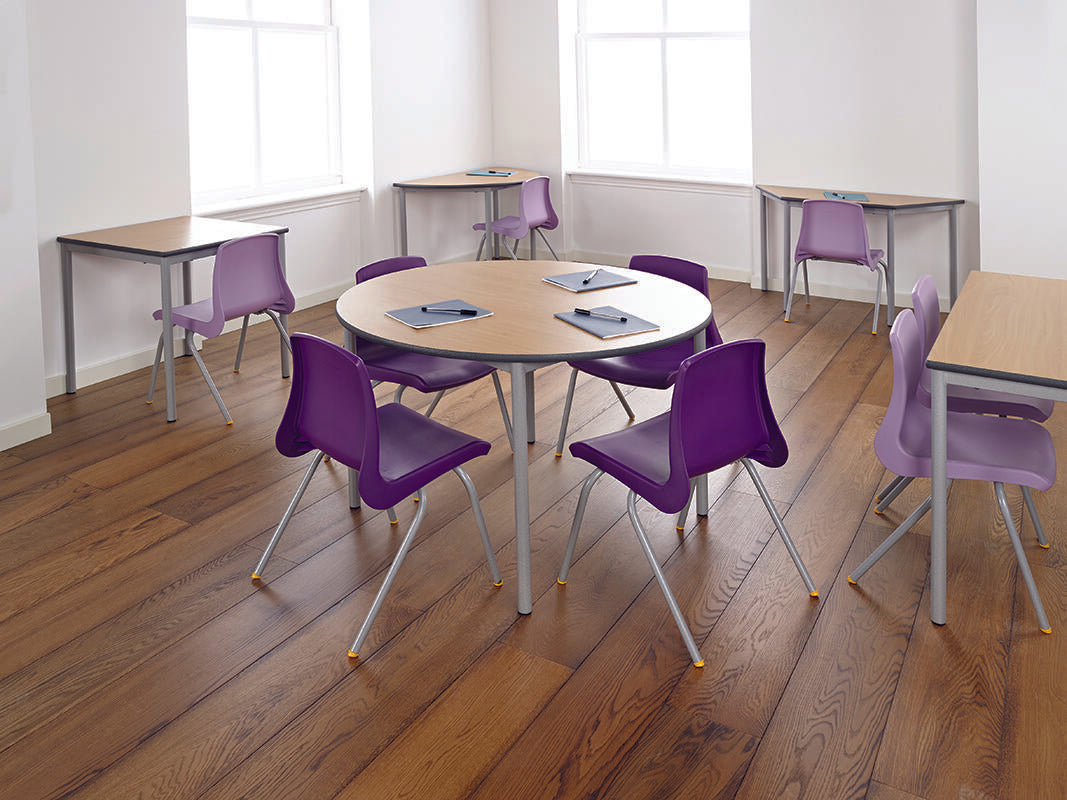 Round Tube Leg Classroom Tables