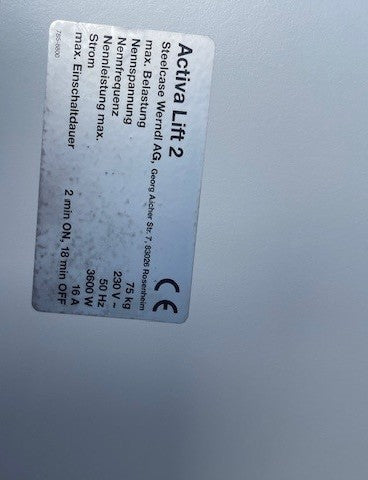 Steelcase Active 2 Height Adjustable Desk