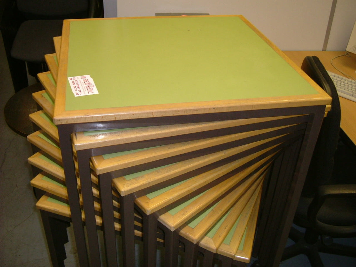 Green Top Square 650 Canteen Stacking Table