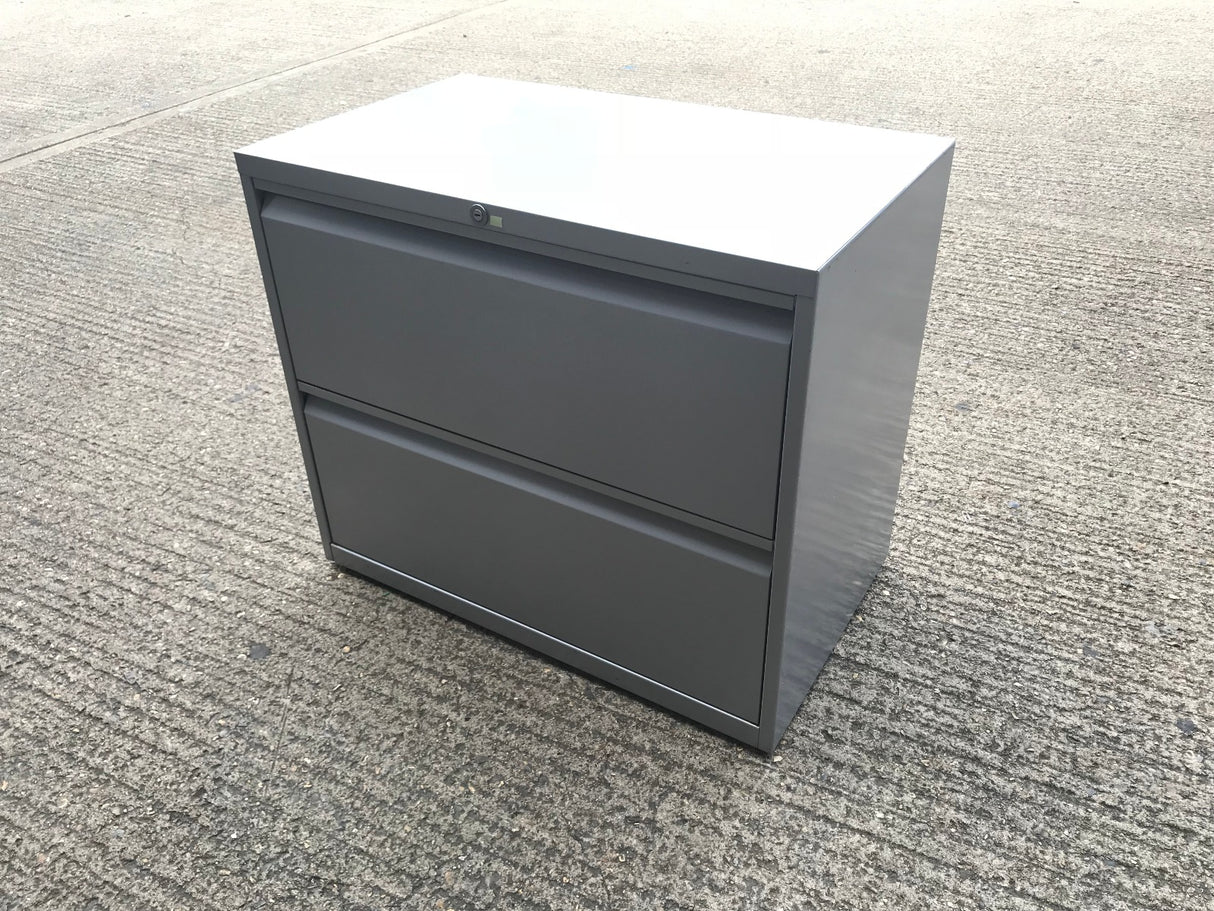 Grey 2 Drawer Side Filer