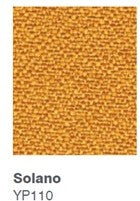 Pinn Bench Seating Plastic Back/Fabric Seat
