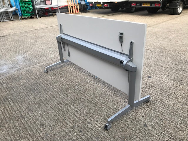 Steelcase White Folding Table