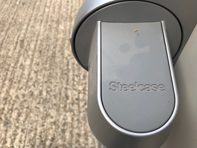 Steelcase White Folding Table