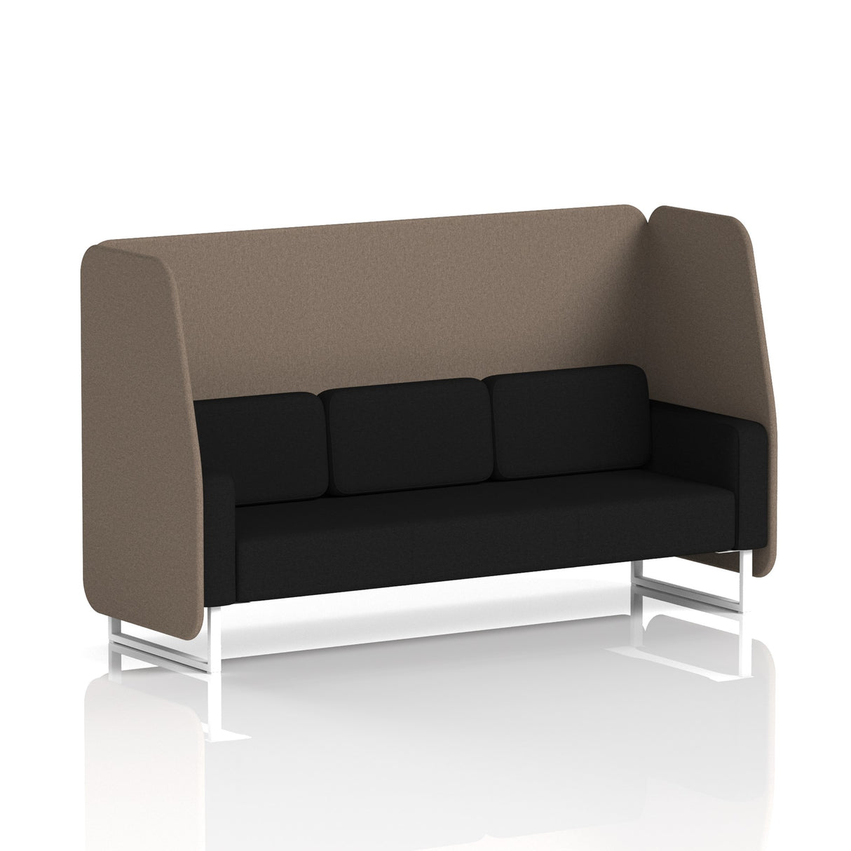 Henry 3 Seater Open Booth Two Tone