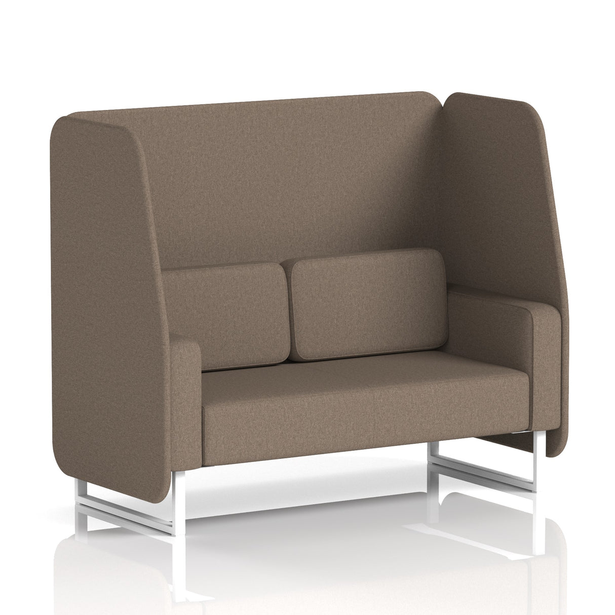 Henry 2 Seater Open Booth Single Tone