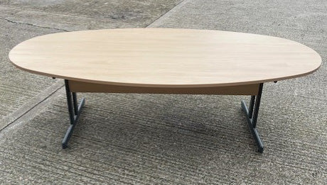 Beach Oval Boardroom Table