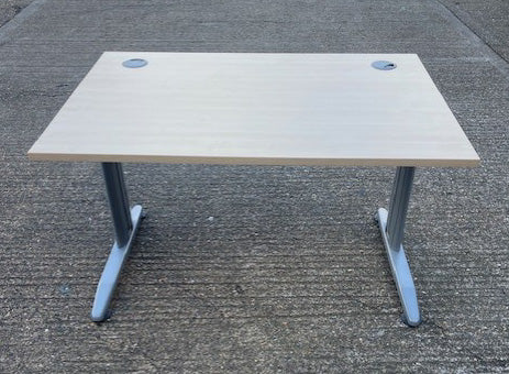 Maple & Grey Leg Desk 1200 x 800