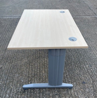 Maple & Grey Leg Desk 1200 x 800