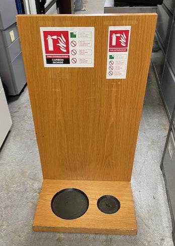 Wooden Double Fire Stand