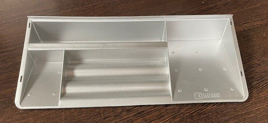 Silver Desk Top Screen Multi Tray