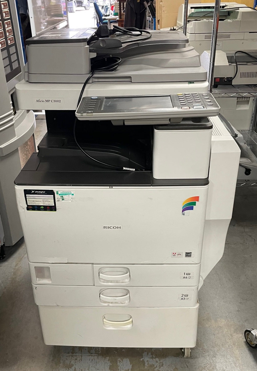 Ricoh Aficio MP C3002 Photocopier