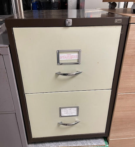Ryman Coffee & Cream 2 Draw Filing Cabinet