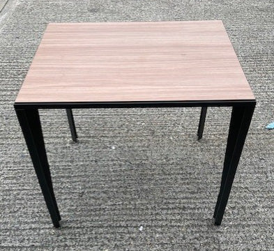 Light Walnut Dark Grey Leg Table