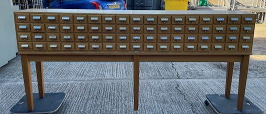 Multi Drawer Card Index Cabinet and Stand