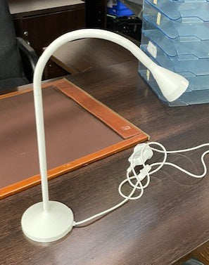 White Desk Top Lamp