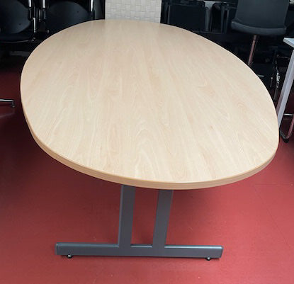Beach Oval Boardroom Table