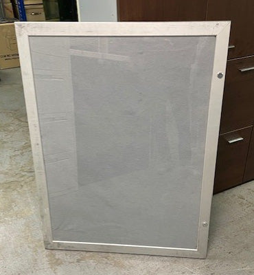 Grey Ali Frame Single Door Notice Board