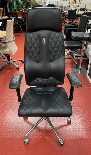 Kulik Ergonomic Black Leather Chair