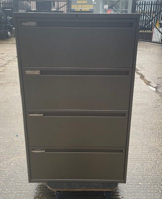 Grey 4 Drawer Side Filer