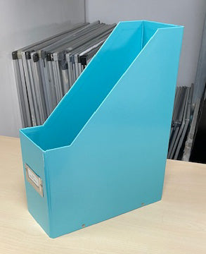 Turquoise Magazine File Holder