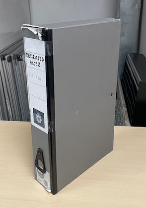 Dark Grey & Black Box Files