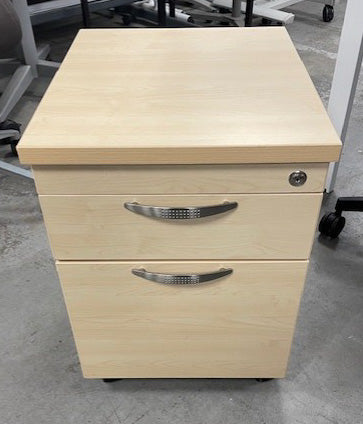 Maple 2 Drawer Pedestal
