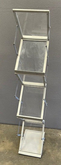 Ali & Clear Plastic Collapsible Leaflet Stand
