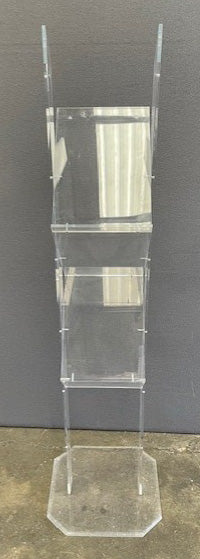 Perspex Zig Zag Leaflet Stand