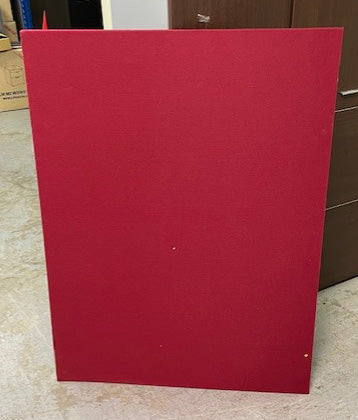 Burgundy Felt Notice Board 1200 x 900