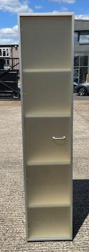 Single Door Glass Fronted Cupboard