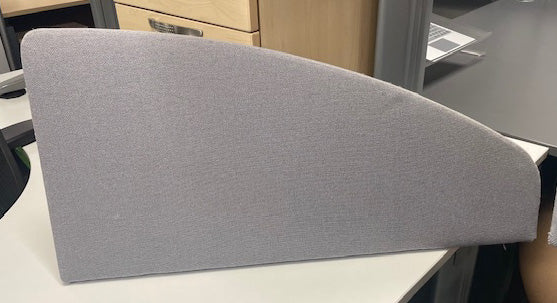 Grey Curved Desk Top Screen