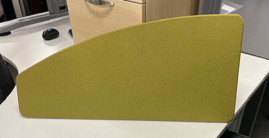 Green Curved Desk Top Screen