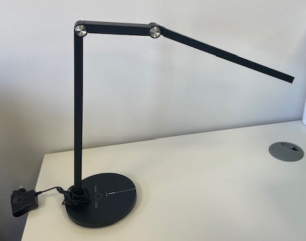 Beliani Black Folding LED Desk Lamp with Touch Control