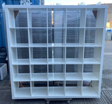 White 20 Cubed Shelving Unit