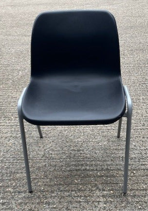 Black & Grey Frame Poly Prop Chairs
