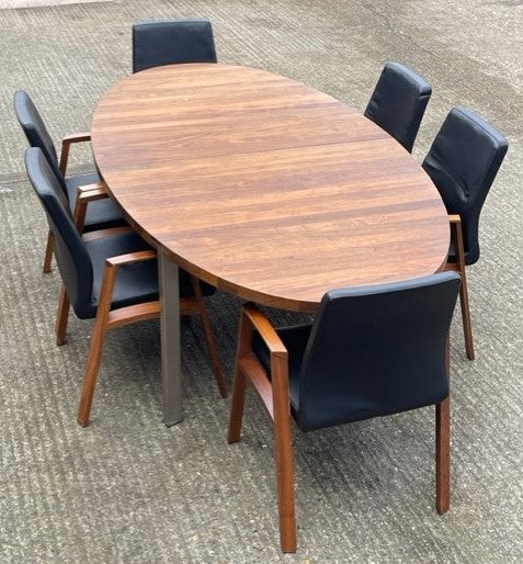 Naver Walnut Oil Boardroom Table
