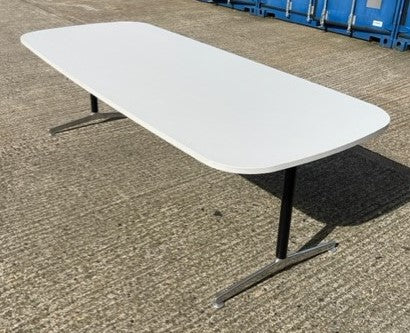 White Top Ali Frame Boardroom Table