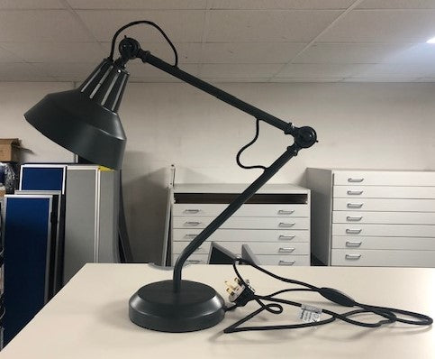 Dark Grey Yarra Swan Neck Lamp
