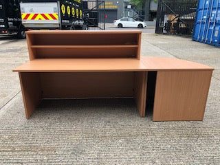 Beach Reception Desk & Curved Return