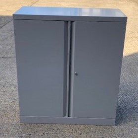 Grey 2 Door Storage Cabinet