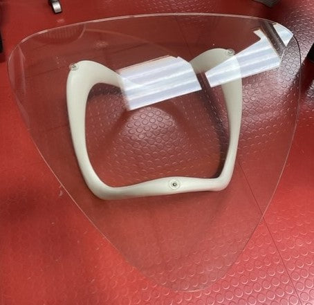 White Base Unique Design Glass Coffee Table