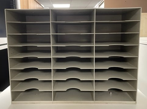 Grey 24 Draw Pigeon Hole Unit