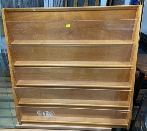 Wooden 5 Shelf Leaflet Holder