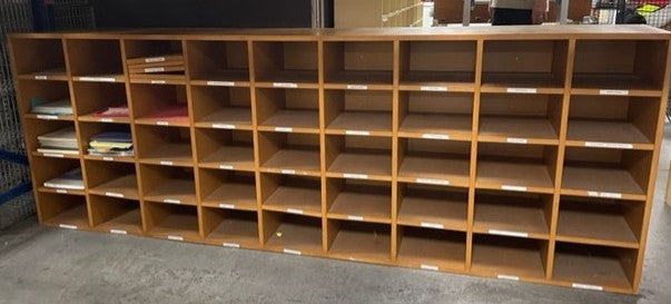 Wooden 45 Draw Pigeon Hole Unit