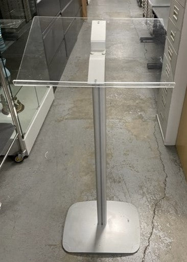 Perspex Top Metal Stand Lectern