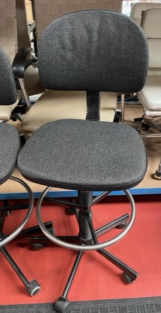 Charcoal Grey Draughtsman Chair