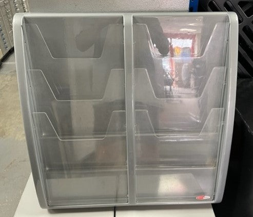 Double Plastic Leaflet Holder