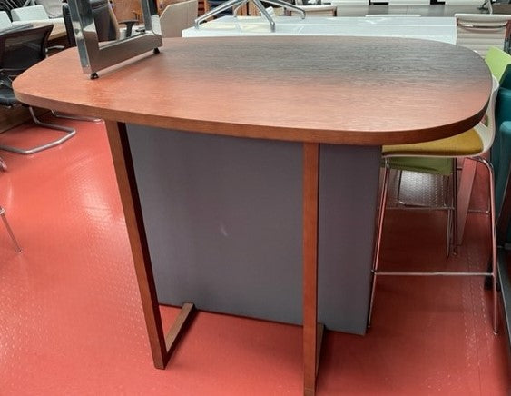 Walnut Designer Breakfast Bar Table